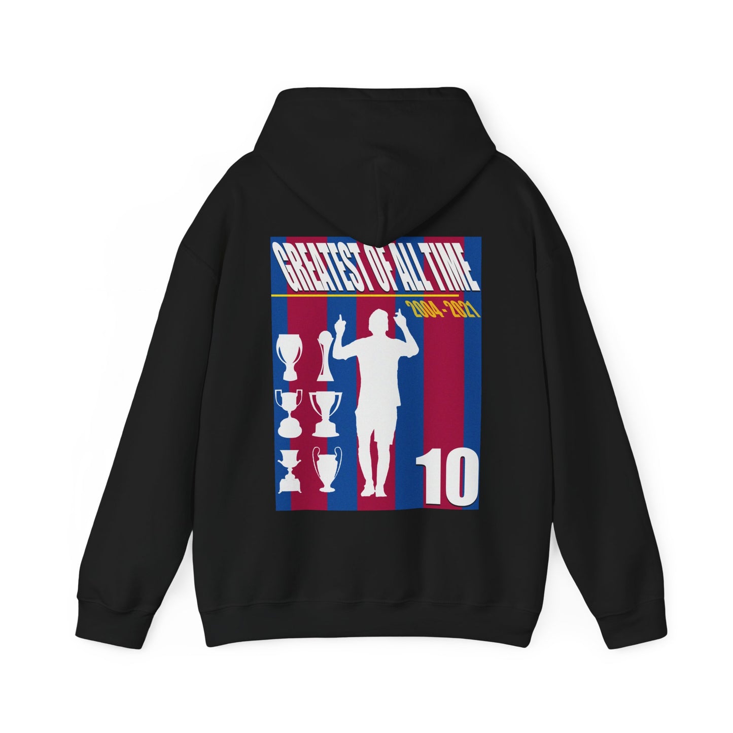 Team FC Barcelona Lionel Messi Unisex Hooded Sweatshirt